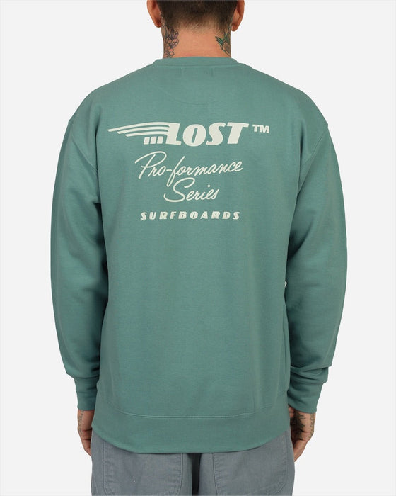 Lost Pro-Formance Crewneck Sweatshirt-Agave