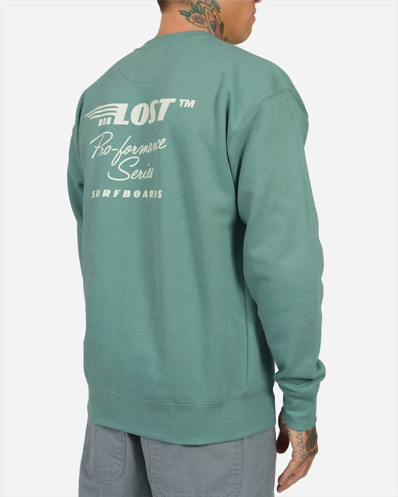 Lost Pro-Formance Crewneck Sweatshirt-Agave