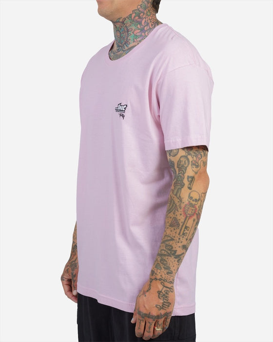 Lost Surfboards by Mayhem Tee-Light Pink