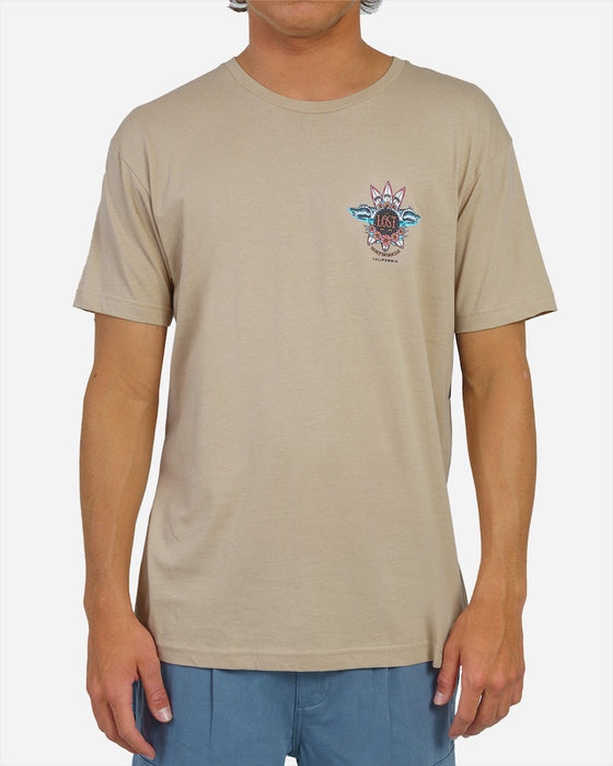 Lost Wave Addict Tee-Sand