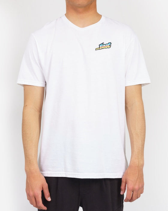 Lost Chrome Tee-White