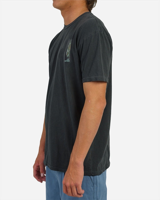 Lost Vagrant Vintage Dye Tee-Vintage Black