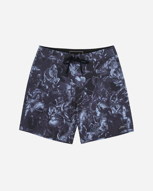 Lost  Heavy Metal History Boardshorts-Black