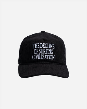 Lost Decline Corduroy Hat-Black