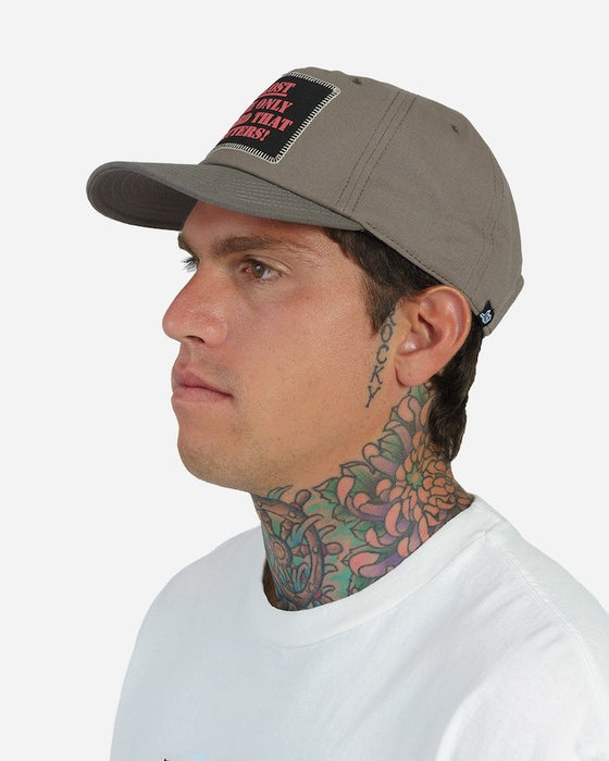 Lost Strummer Snapback Hat-Dark Grey