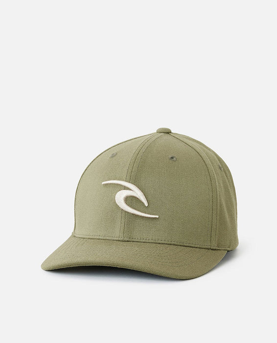 Rip Curl Tepan Flexfit Hat-Dusty Olive