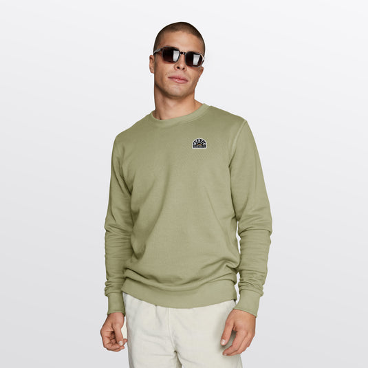 Mystic The Chief Crew Sweatshirt-Olive Green