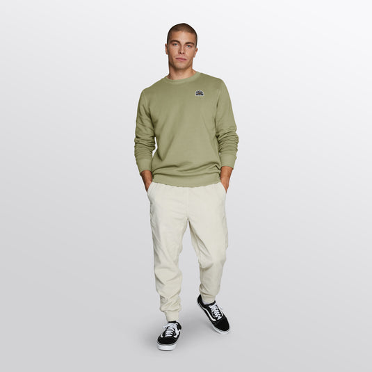 Mystic The Chief Crew Sweatshirt-Olive Green