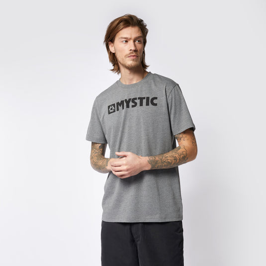 Mystic Brand Tee-Dark Grey Melee