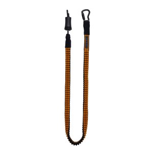 Mystic Kite HP Long Leash-Black/Orange