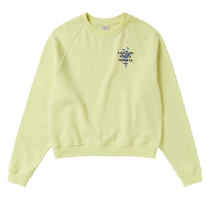 Mystic Culture Crew Sweatshirt-Summer Green