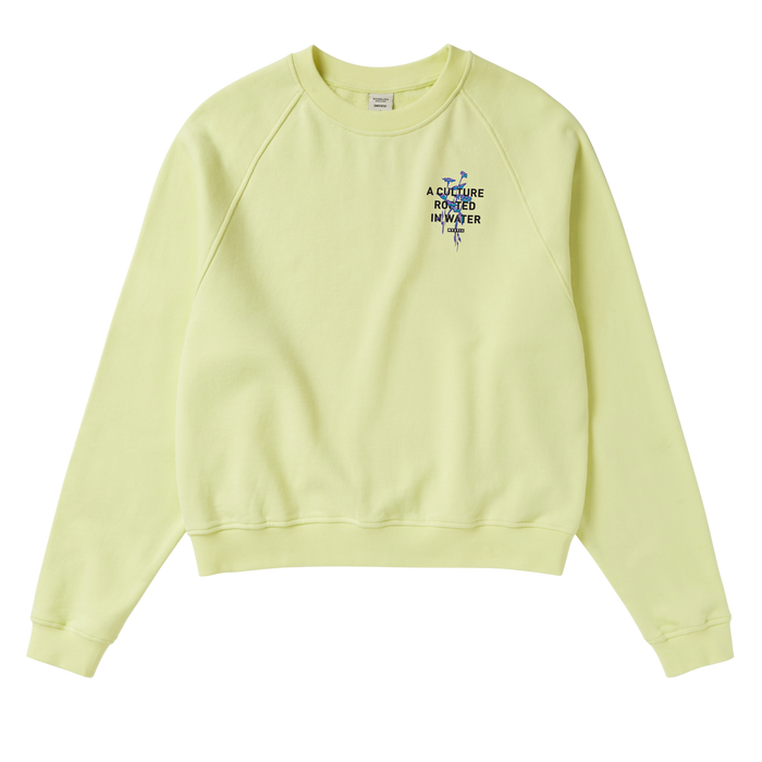 Mystic Culture Crew Sweatshirt-Summer Green