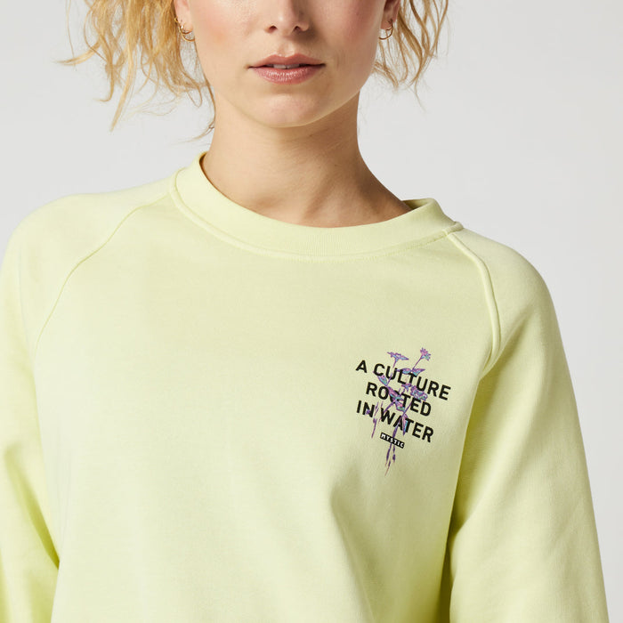 Mystic Culture Crew Sweatshirt-Summer Green