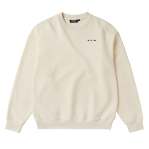 Mystic Trace Crew Sweatshirt-Off White