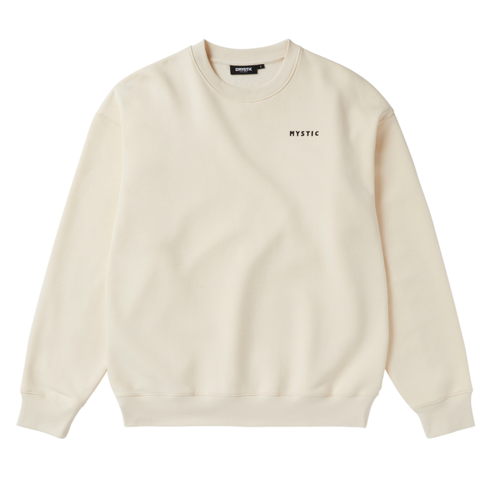 Mystic Trace Crew Sweatshirt-Off White