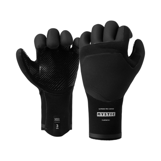 Mystic Roam 3mm Precurved Gloves-Black