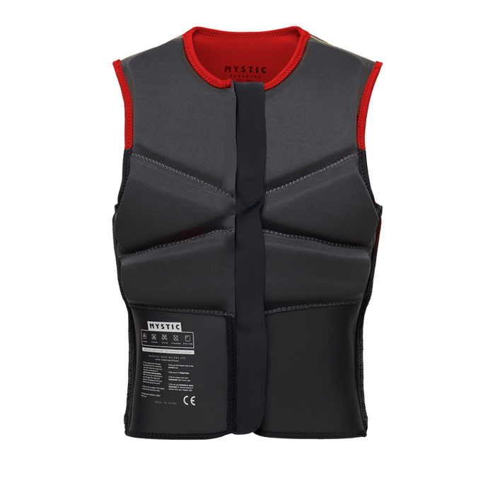 Mystic Block Impact Fzip Vest-Red