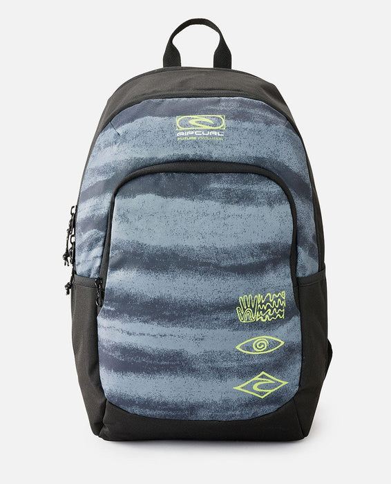 Rip Curl Ozone 30L School Backpack-Black/Green