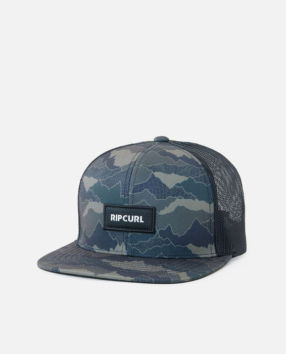 Rip Curl Combo Trucker Hat-Black/Olive