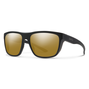 Smith Barra Sunglasses-Matte Black/ChromaPop Polar Bronze Mirror