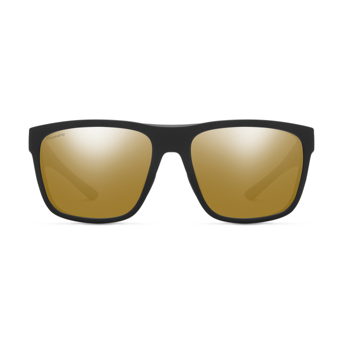 Smith Barra Sunglasses-Matte Black/ChromaPop Polar Bronze Mirror