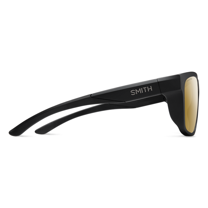 Smith Barra Sunglasses-Matte Black/ChromaPop Polar Bronze Mirror