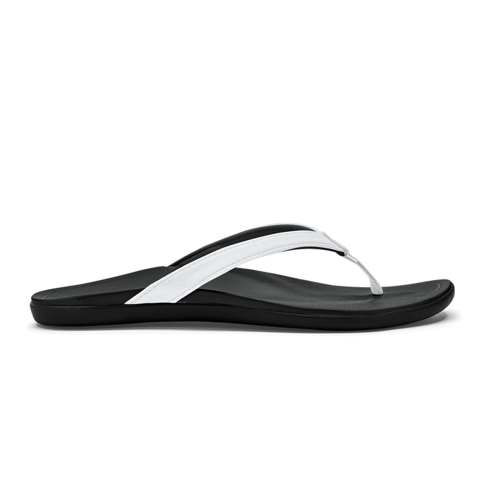 Olukai Ho'Opio Sandal-White/Onyx