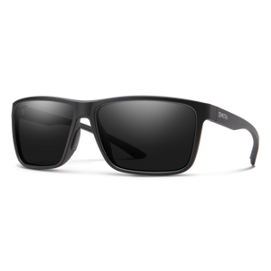 Smith Riptide Sunglasses-Matte Black/ChromaPop Glass Polar Black