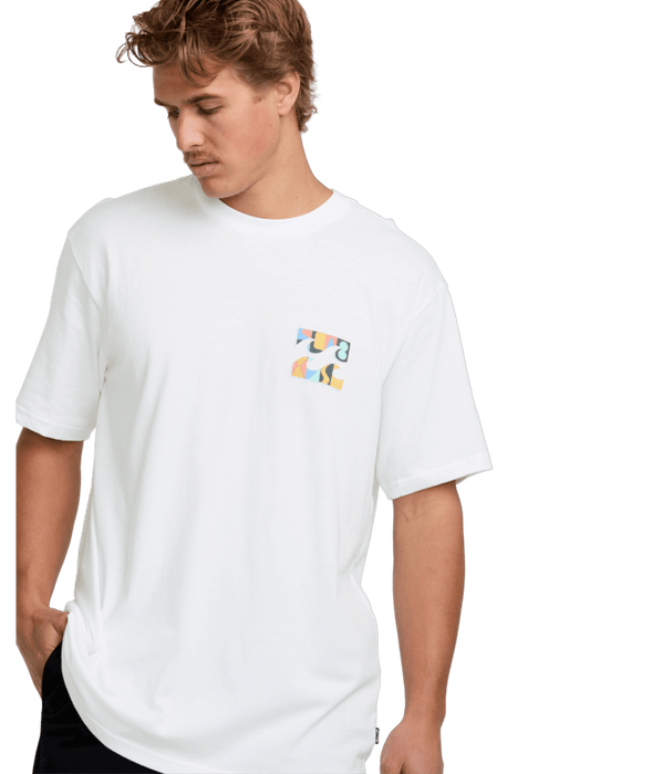 Billabong Crayon Wave Premium Tee-White