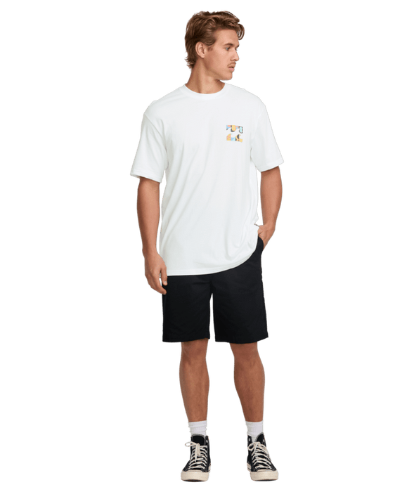 Billabong Crayon Wave Premium Tee-White