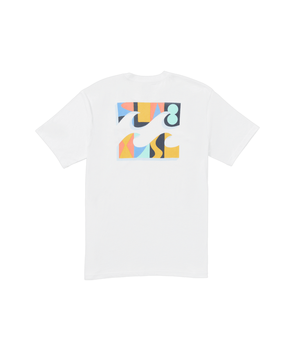 Billabong Crayon Wave Premium Tee-White