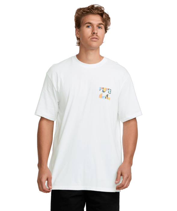 Billabong Crayon Wave Premium Tee-White