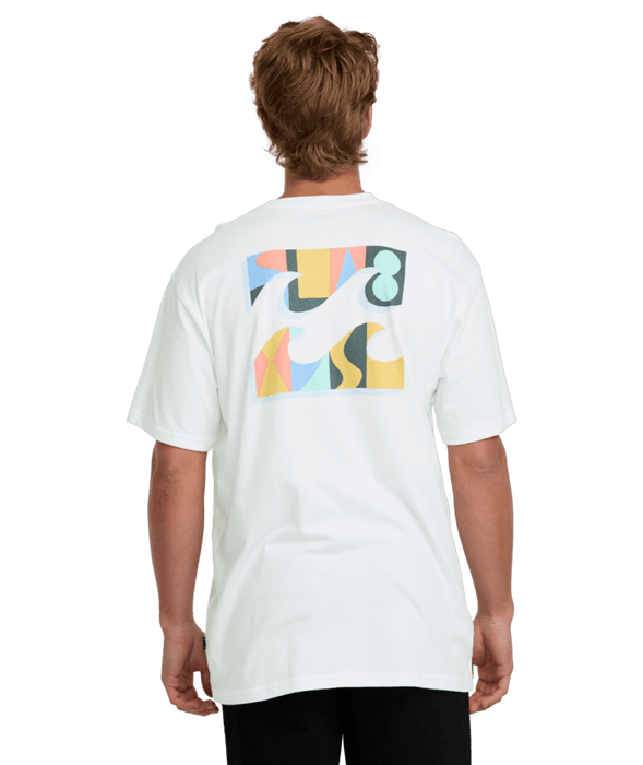 Billabong Crayon Wave Premium Tee-White