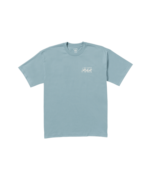 Billabong I Surf Better In My Dreams Tee-Washed Blue