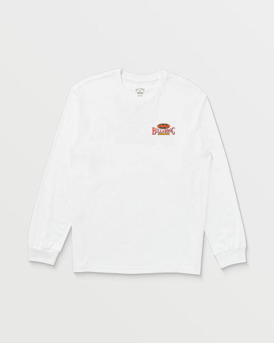 Billabong Double Spread Og L/S Tee-White