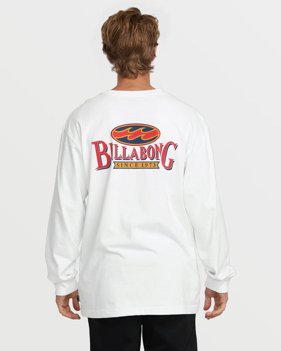 Billabong Double Spread Og L/S Tee-White