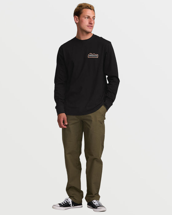 Billabong Range Adiv L/S Tee-Black