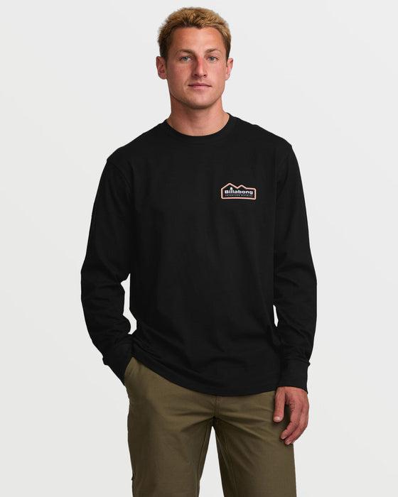 Billabong Range Adiv L/S Tee-Black