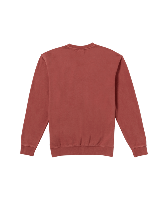 Billabong Wave Washed Crew Sweatshirt-Dusty Red