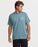 Billabong Rockies Adiv Tee-Glacier Blue