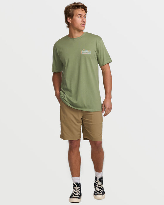 Billabong Range Adiv Tee-Moss