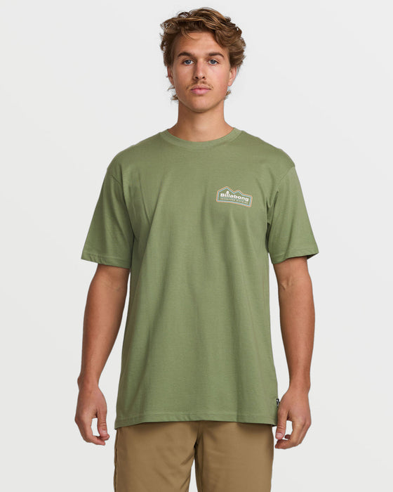 Billabong Range Adiv Tee-Moss