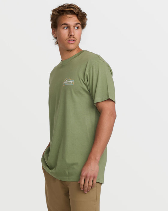 Billabong Range Adiv Tee-Moss