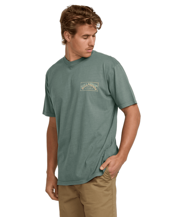 Billabong Original Arch Premium WW Tee-Dark Slate