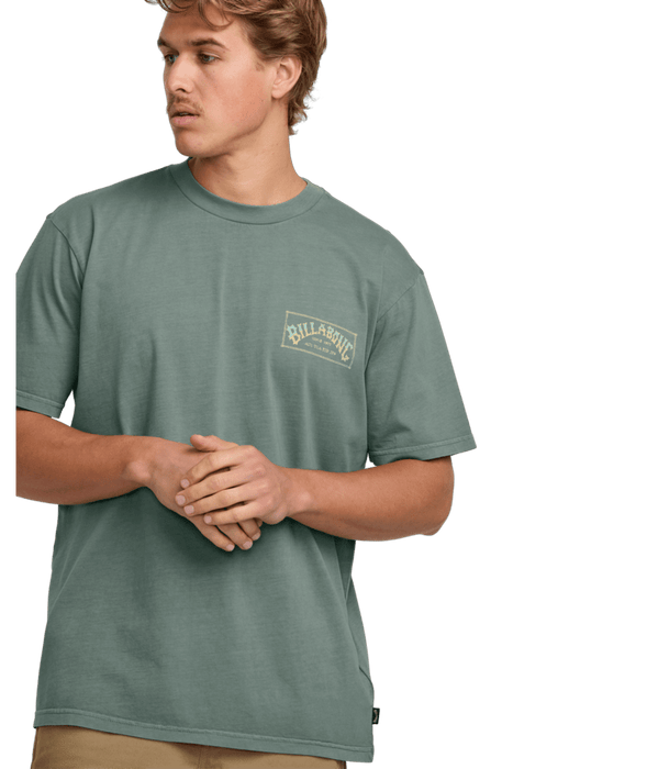 Billabong Original Arch Premium WW Tee-Dark Slate