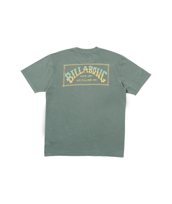 Billabong Original Arch Premium WW Tee-Dark Slate