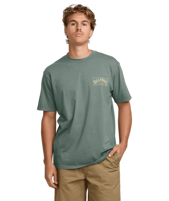 Billabong Original Arch Premium WW Tee-Dark Slate