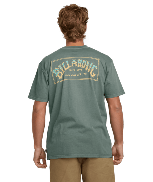 Billabong Original Arch Premium WW Tee-Dark Slate