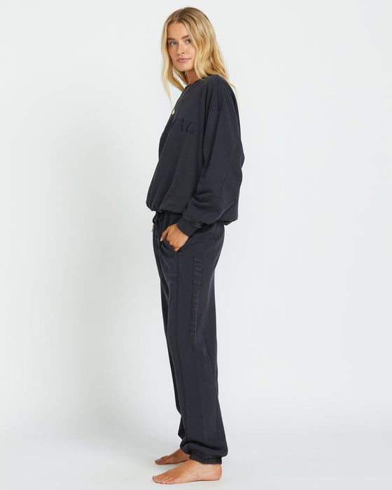 Billabong So Typical Pants-Black Pebble