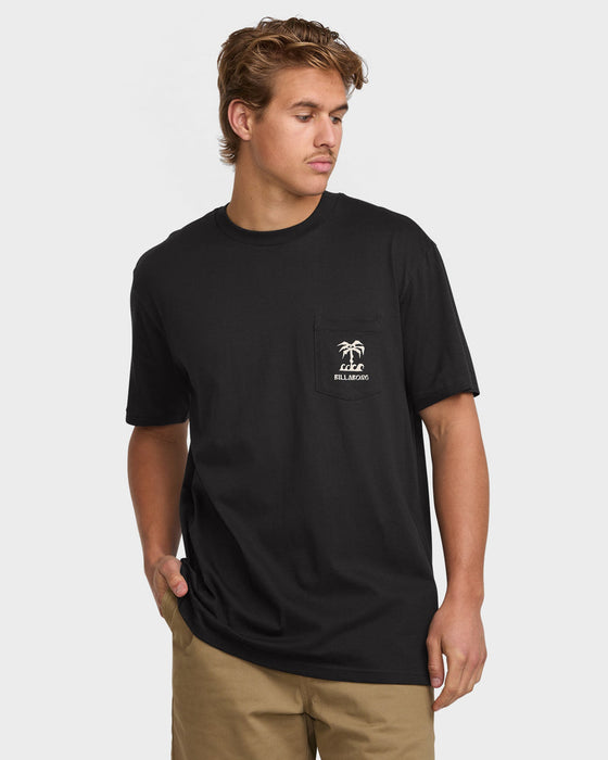 Billabong Troppo Premium Tee-Washed Black